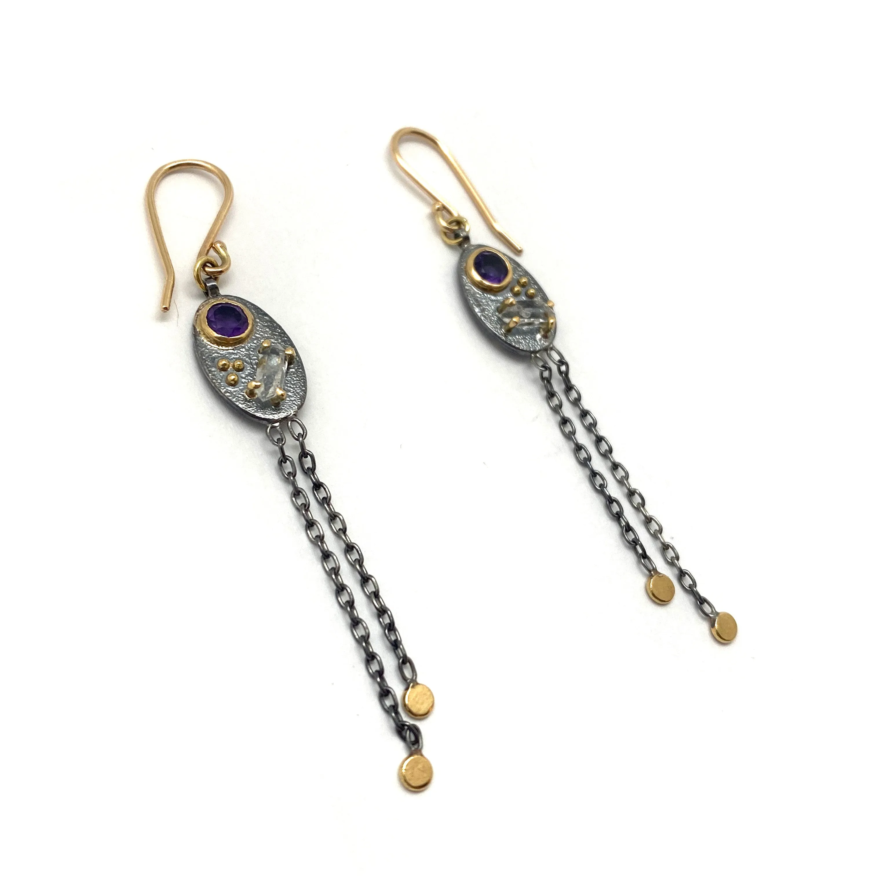 Amethyst Dangling Earrings