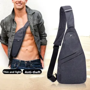 Anti-Theft Men's Messenger Bag