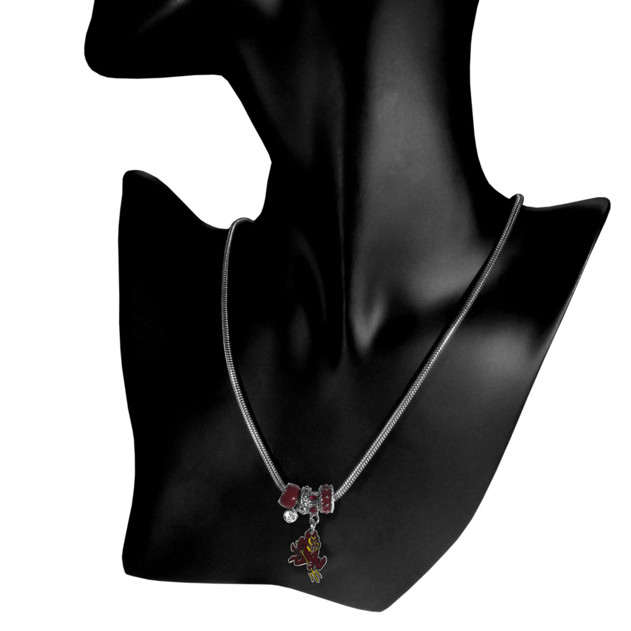 Arizona St. Sun Devils Euro Bead Necklace