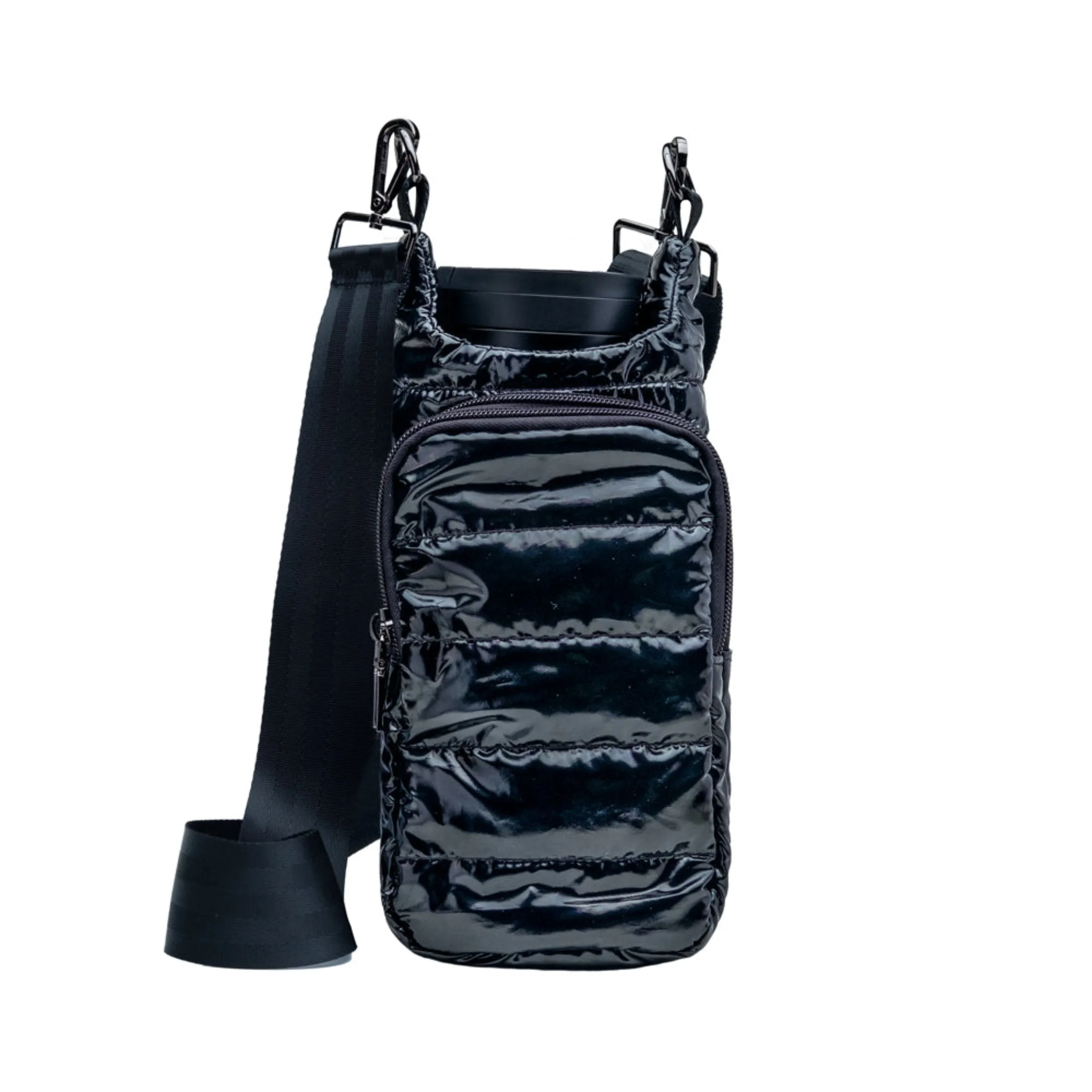 Black Glossy HydroBag® with Black Strap