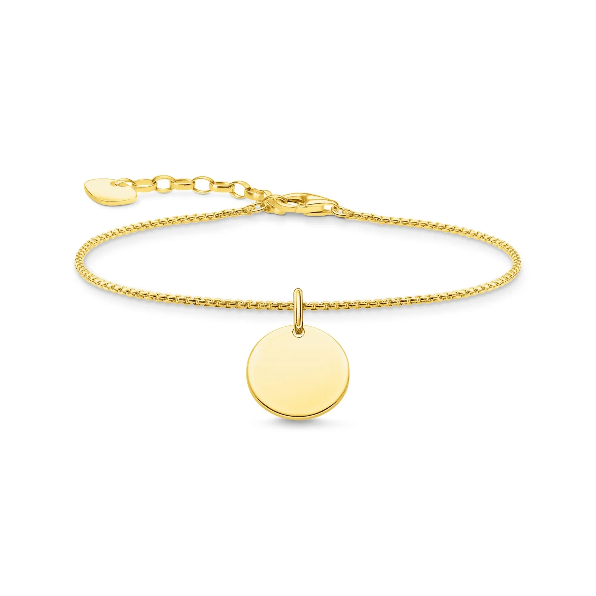 Bracelet disc gold