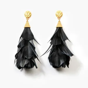 Brackish Parades Goose Feather Earrings