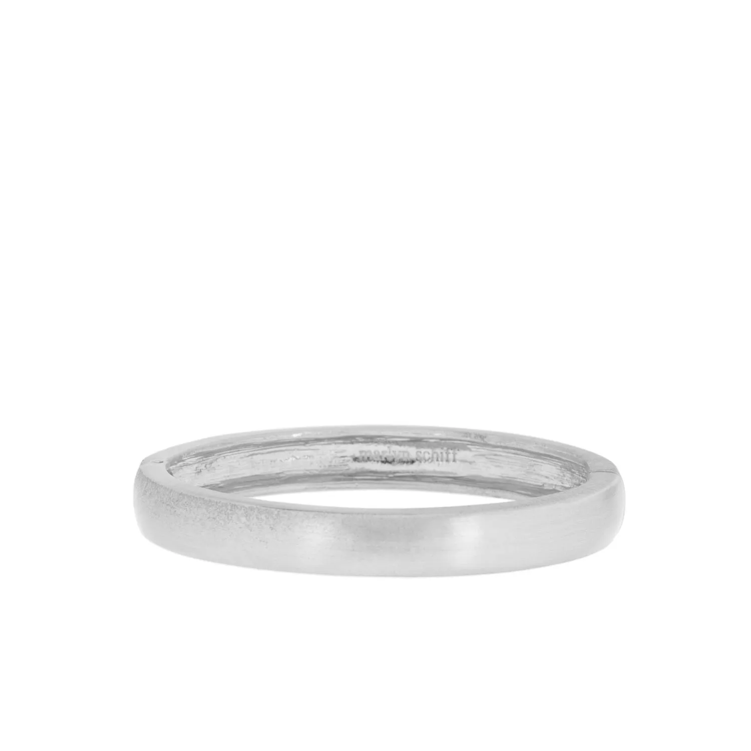 brushed metal bangle