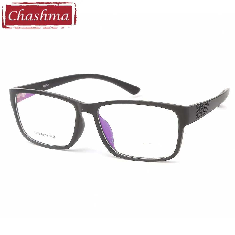 Chashma Men's Full Rim Big Square Tr 90 Titanium Eyeglasses 3015