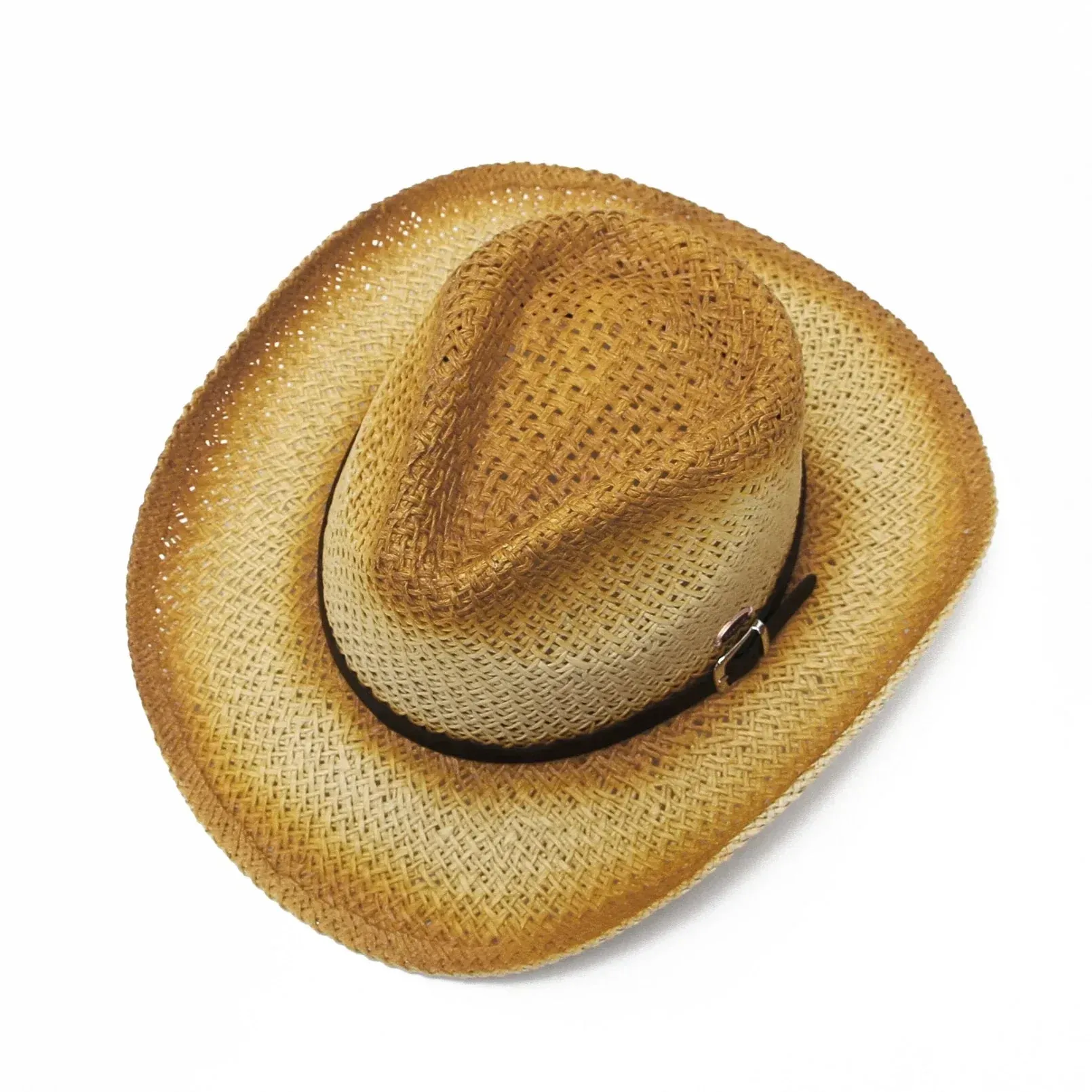 Classic Unisex Cowboy Straw Sun Hat Breathable and Stylish