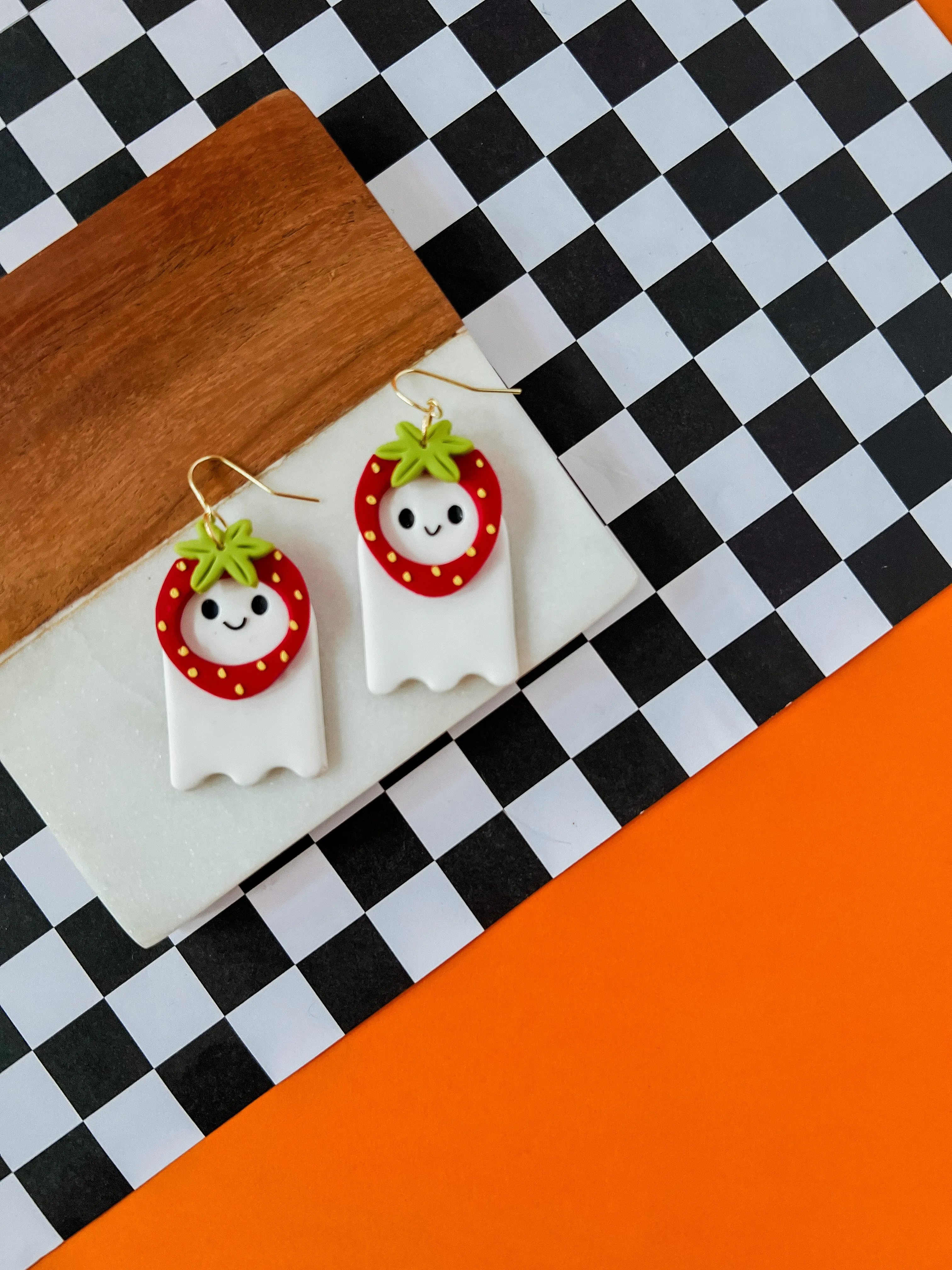 Costume Party Ghosts | Clay Earrings