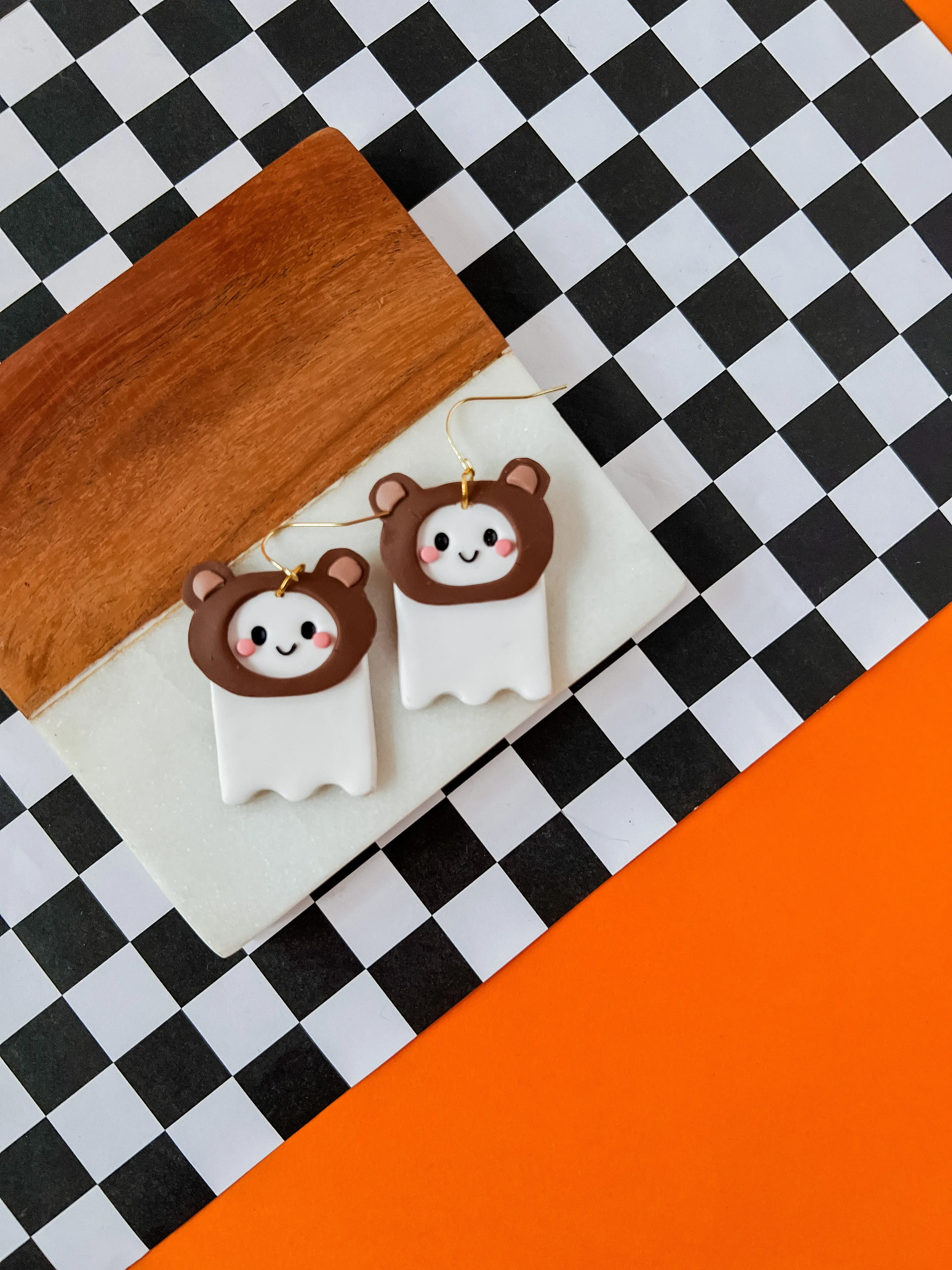 Costume Party Ghosts | Clay Earrings