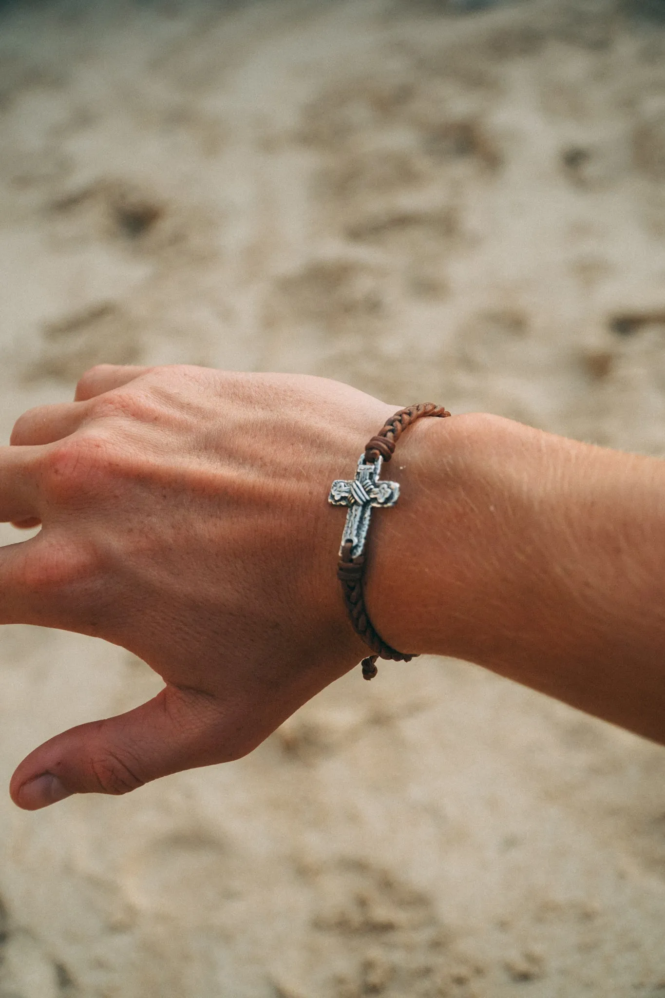 Cross Pendant Bracelet