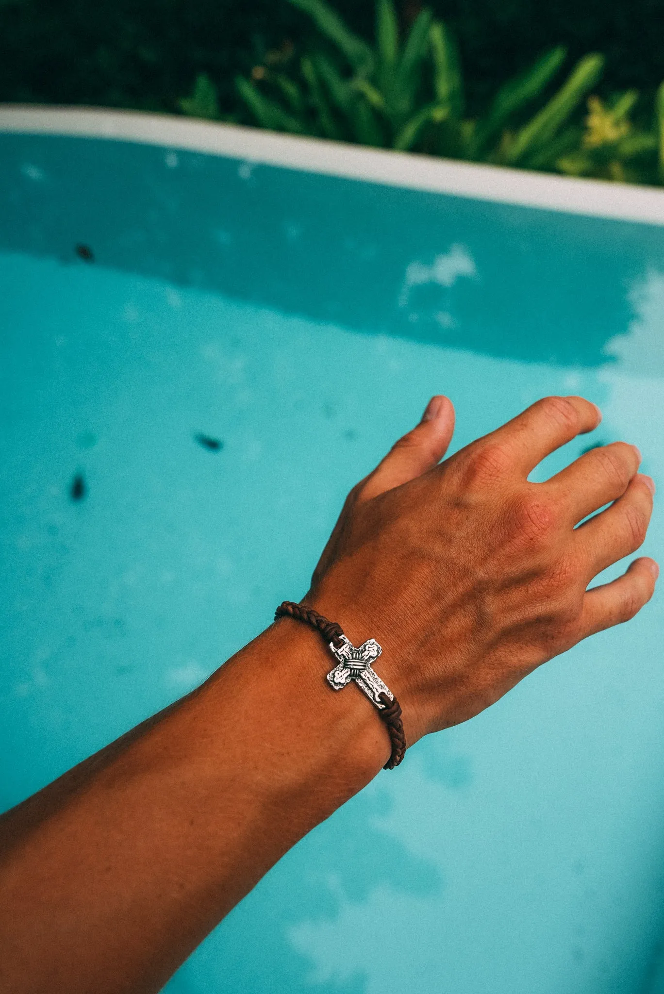 Cross Pendant Bracelet