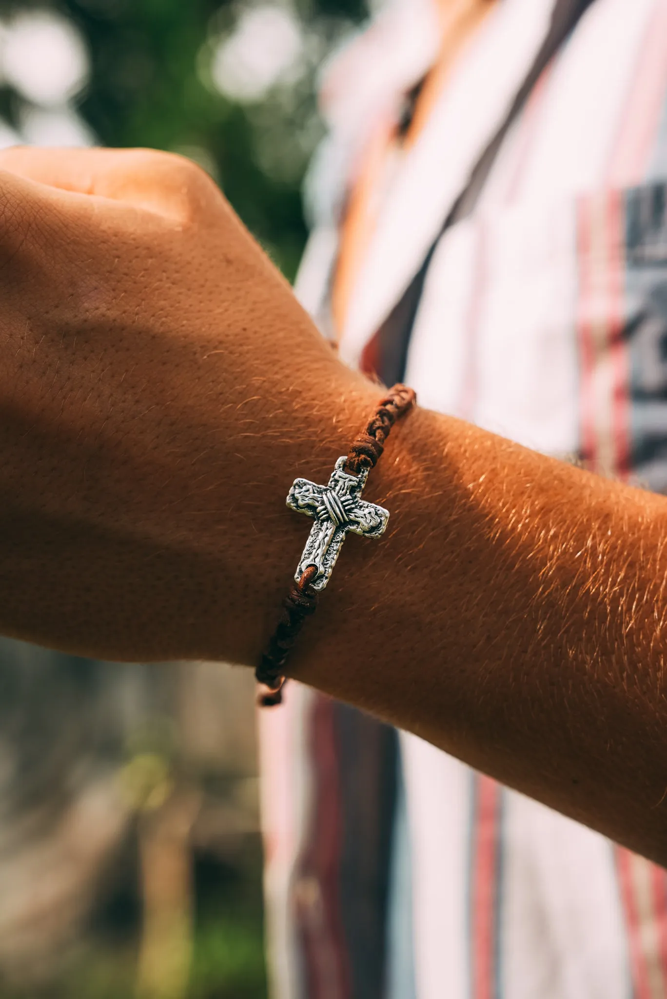 Cross Pendant Bracelet