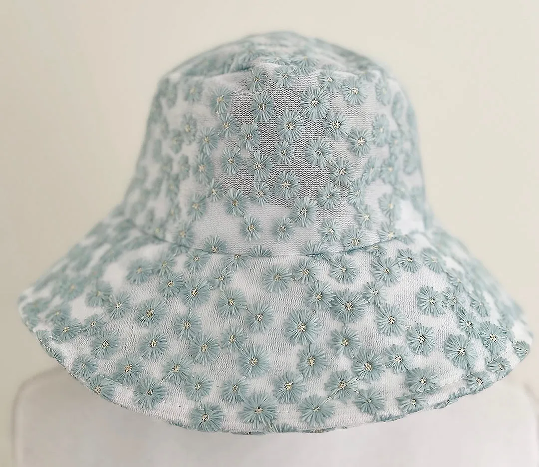 Daisy hat,  Embroidery daisy hat, mother gifts, mom cap, daisy Bucket Hat