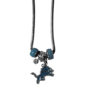 Detroit Lions Euro Bead Necklace