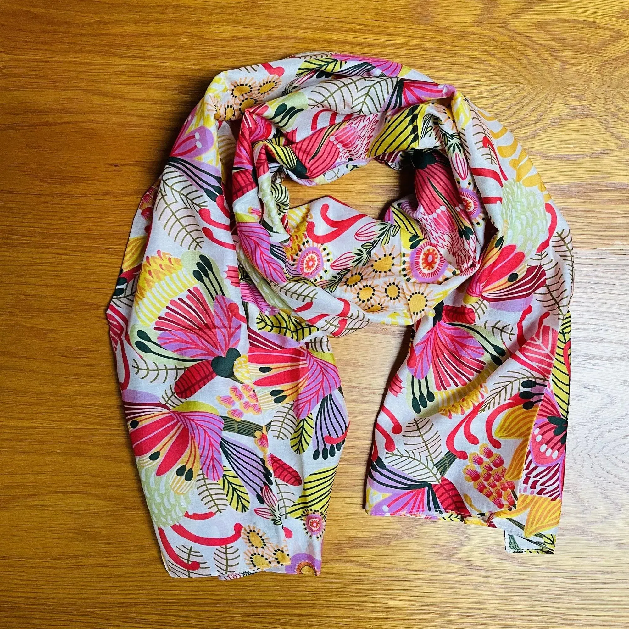 Garden of Eden Silk Scarf