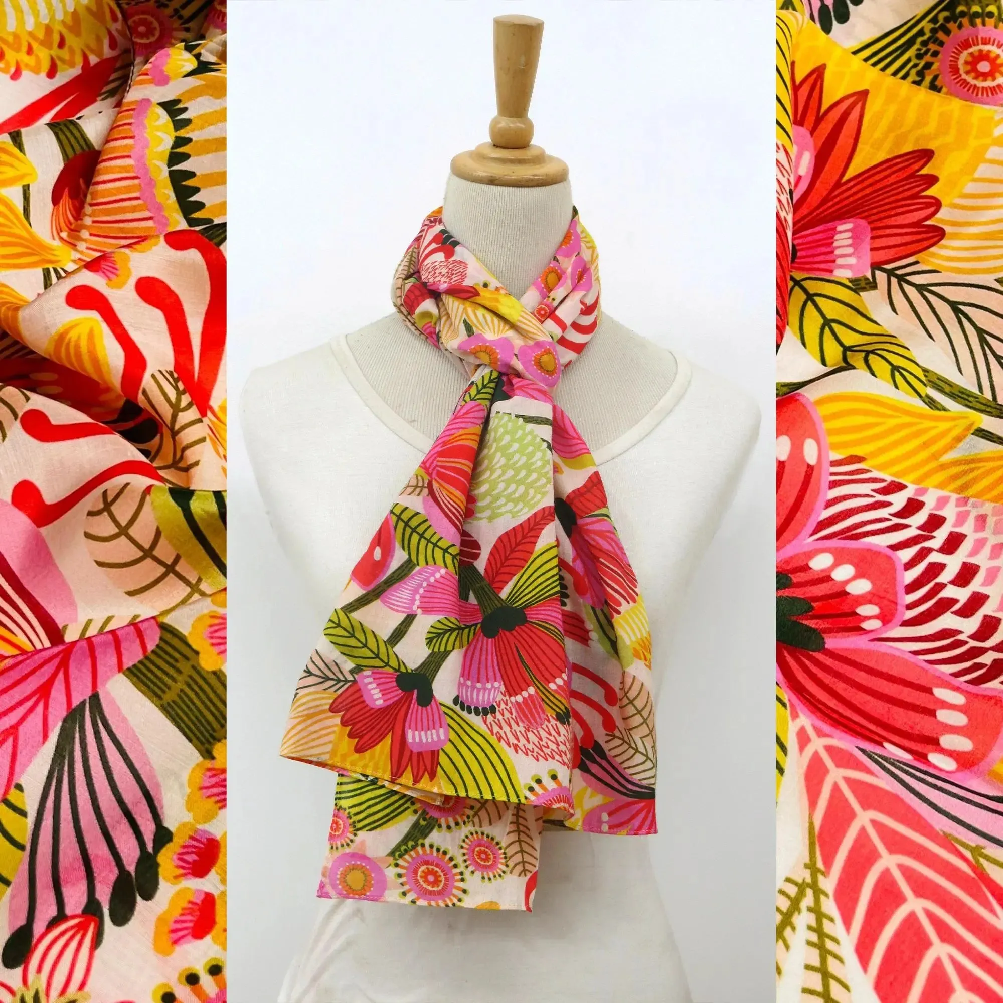 Garden of Eden Silk Scarf