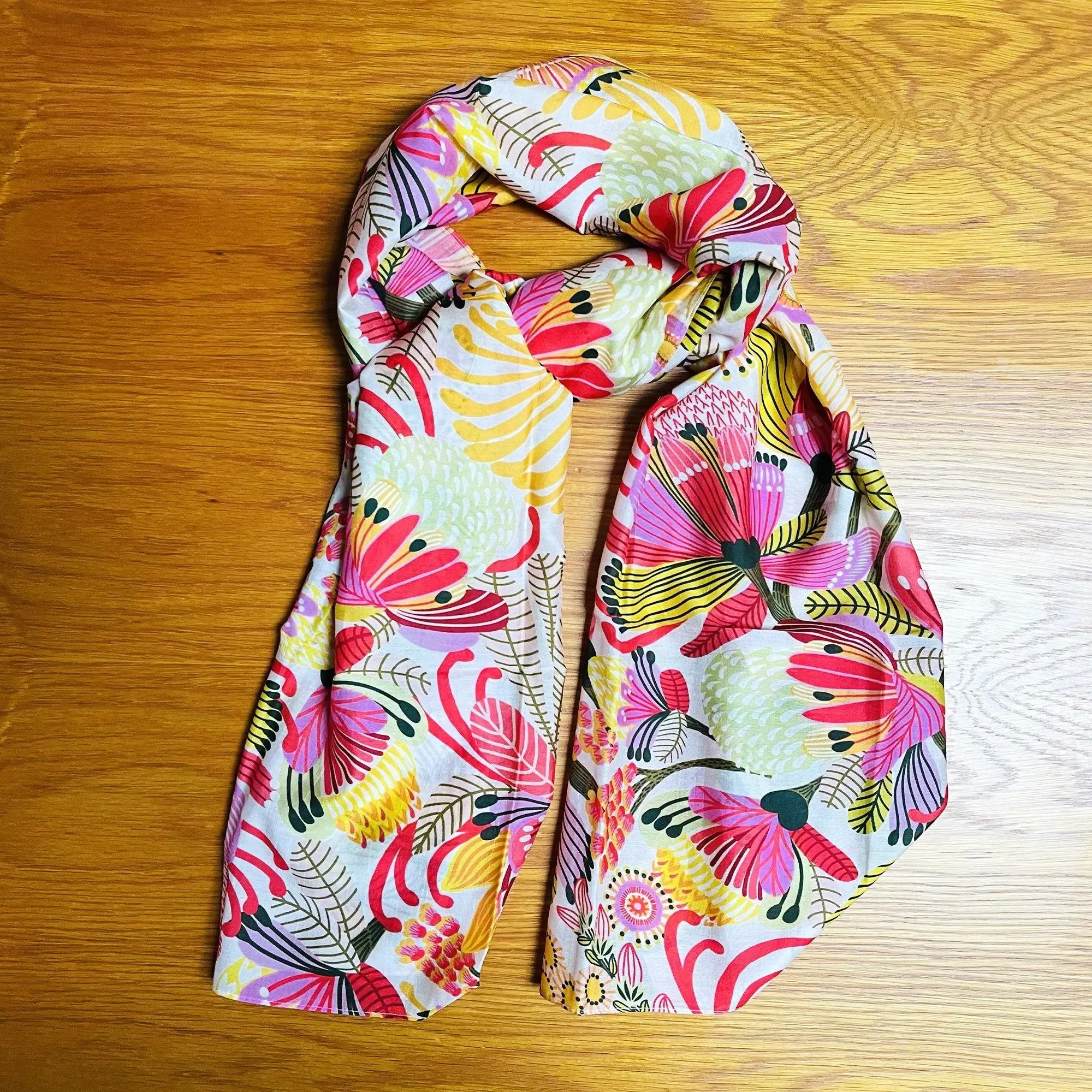 Garden of Eden Silk Scarf