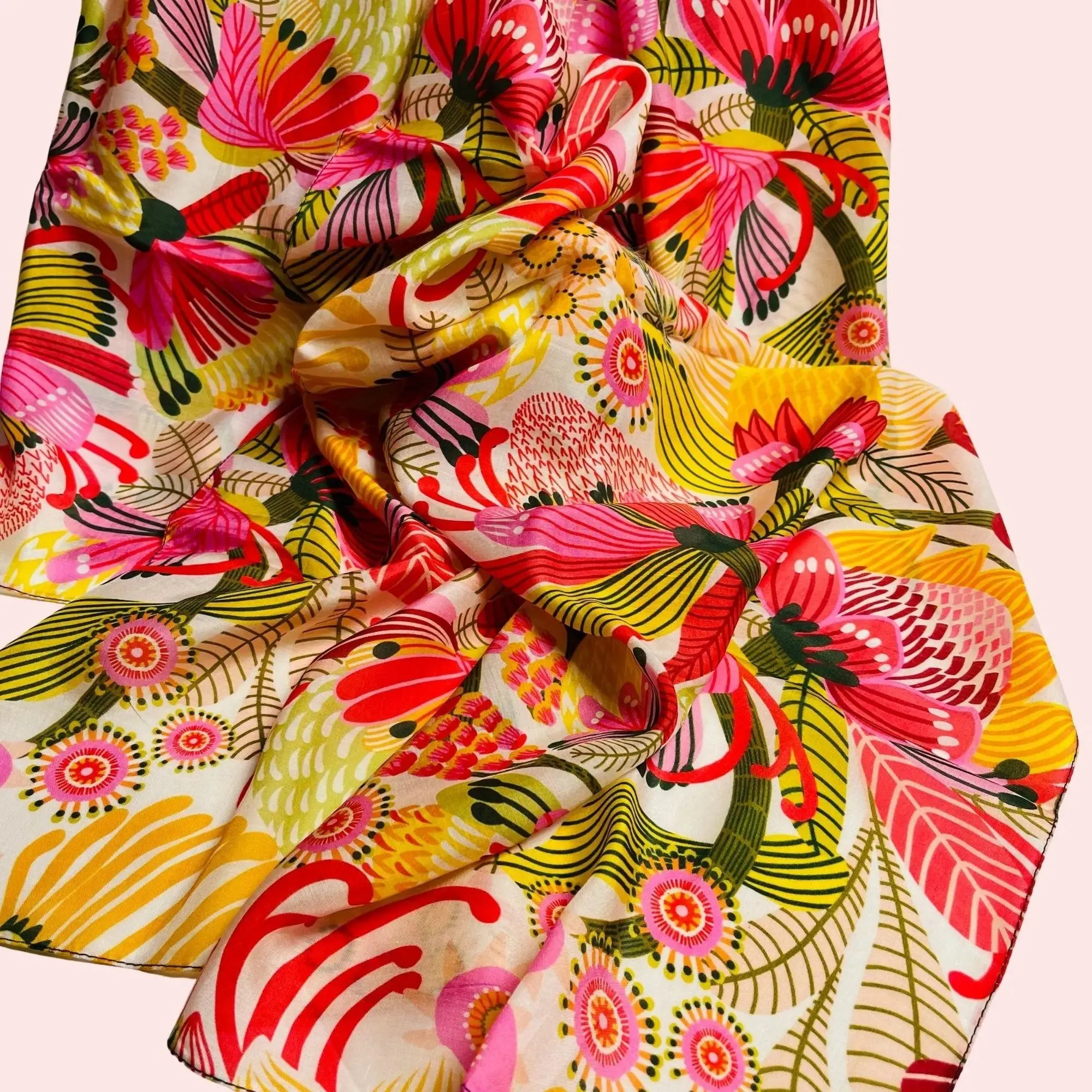 Garden of Eden Silk Scarf