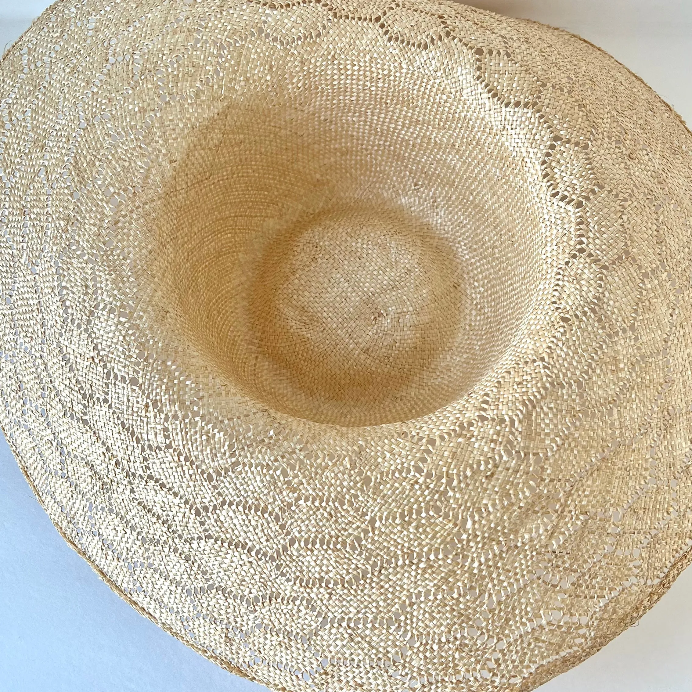 Knotted Parisisal Honeycomb Brim Straw Body