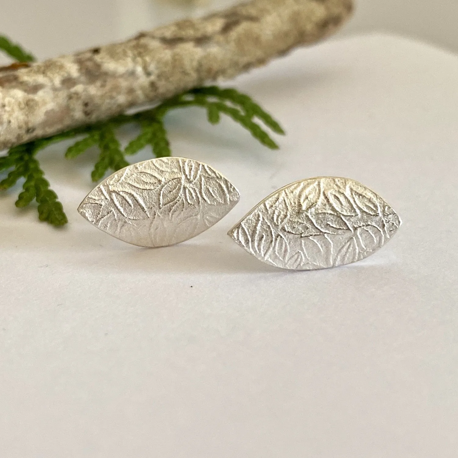 Leaf Stud Earrings