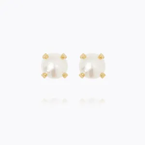 Mini Stud Earrings / Pearl