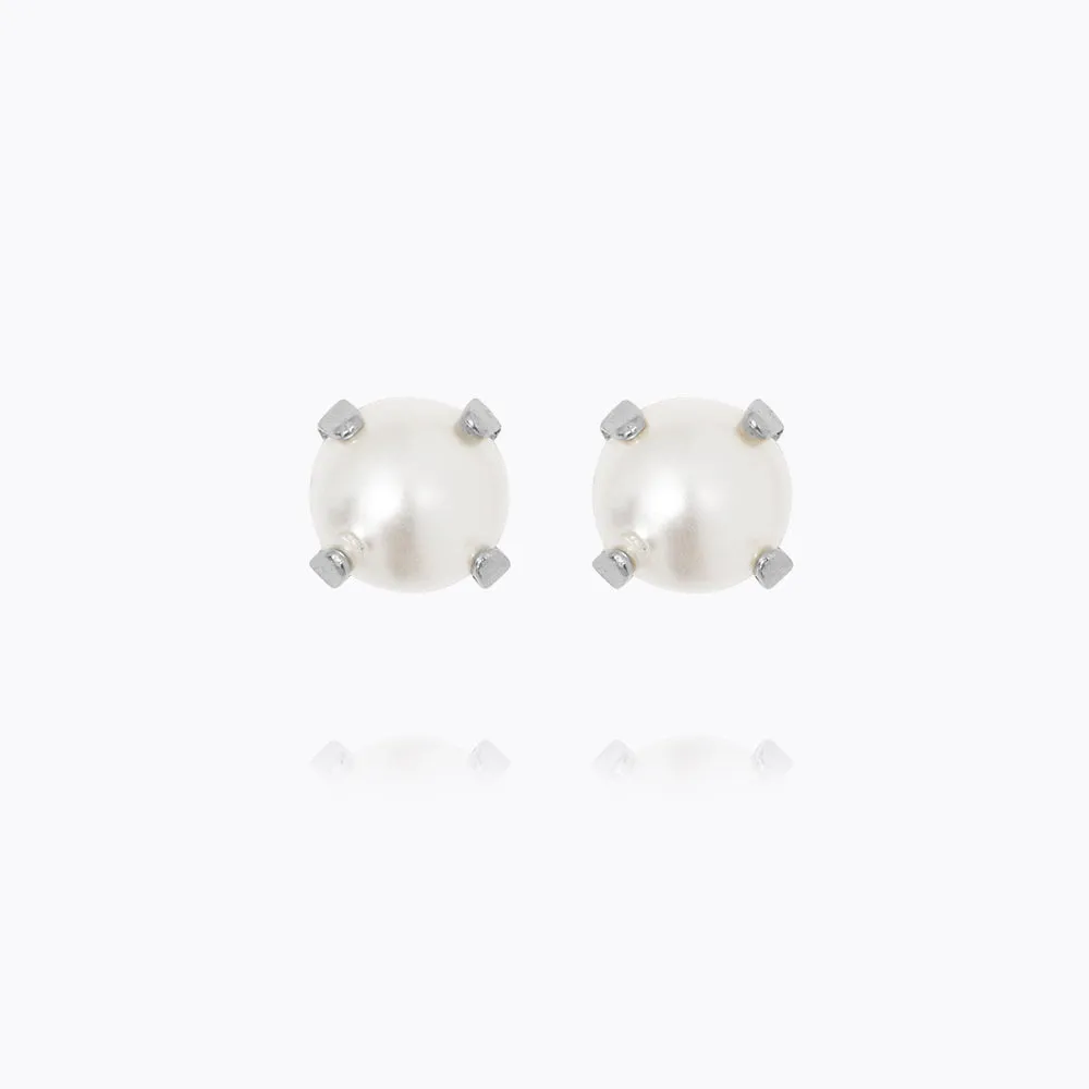 Mini Stud Earrings / Pearl