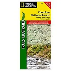 National Geographic Tellico and Ocoee Rivers Map