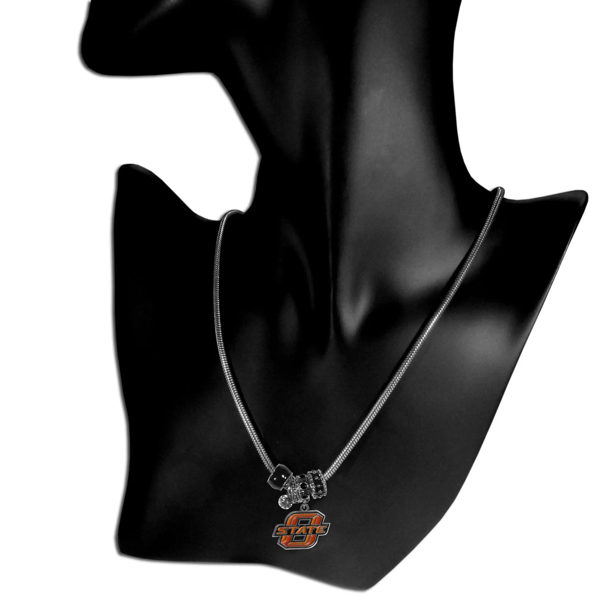 Oklahoma State Cowboys Euro Bead Necklace