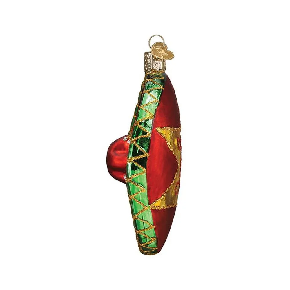 Old World Christmas Sombrero Ornament