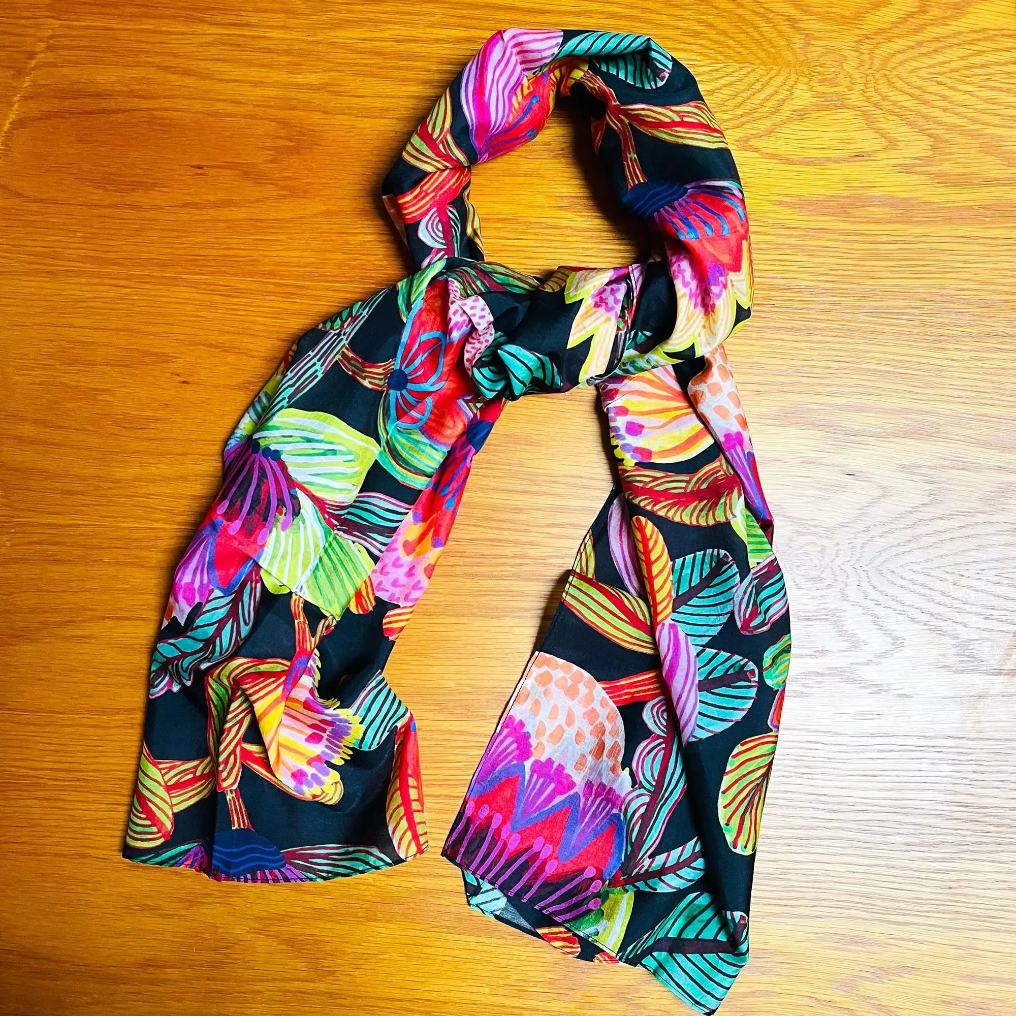 Protea Australis Silk Scarf