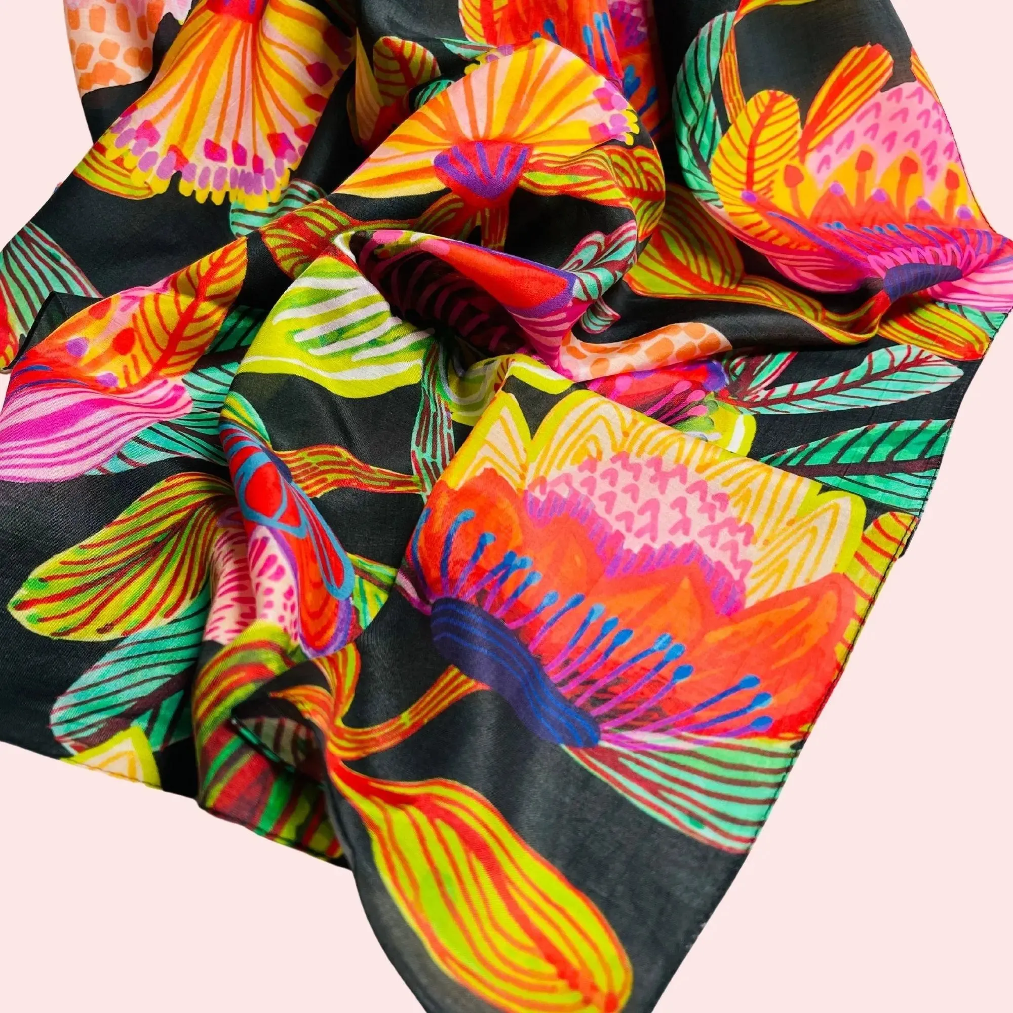 Protea Australis Silk Scarf