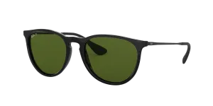 RAY BAN ERIKA BLACK |  GREEN CLASSIC G-15 POLARIZED