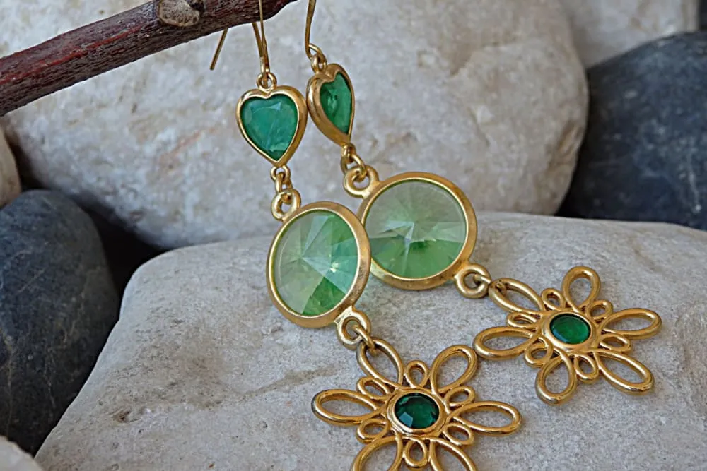 Rebeka Green earrings