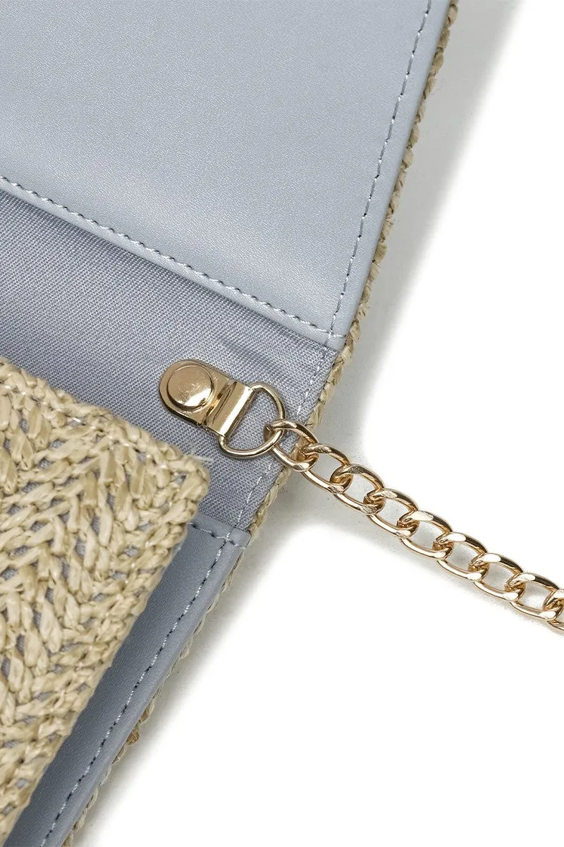 Ryleigh Mini Straw Wallet Crossbody Purse