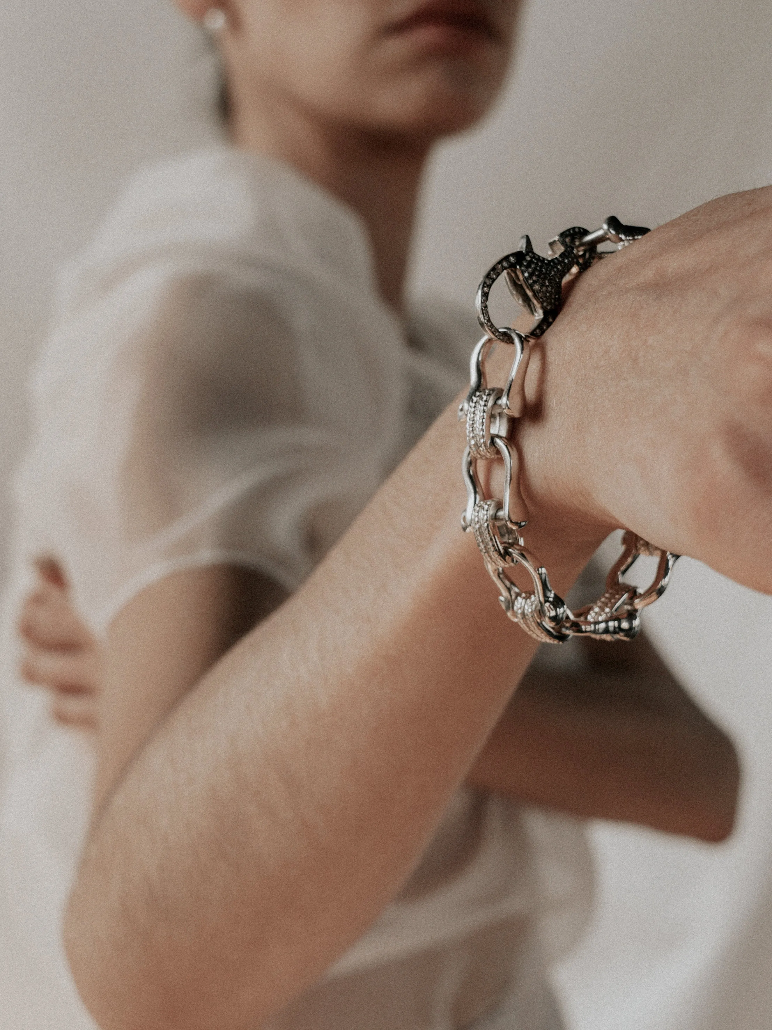 Shackle Infinity Lock Bracelet