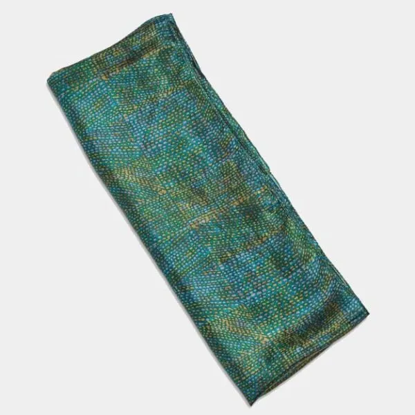 Silk Scarf - Gallery Teal