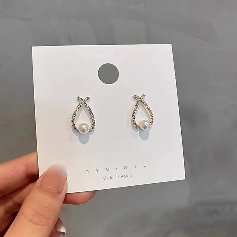 Small Exquisite Korean Earrings Cold Style