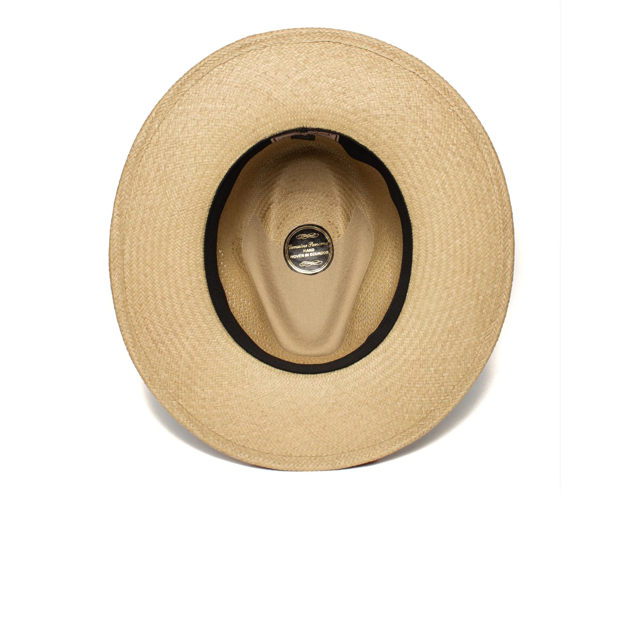 Summer Straw Fedora Hat-Natural