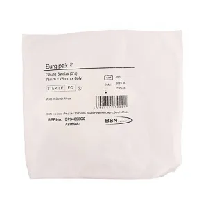 Surgipak Gauze 75 x 75mm x 8 Ply 5 Pack