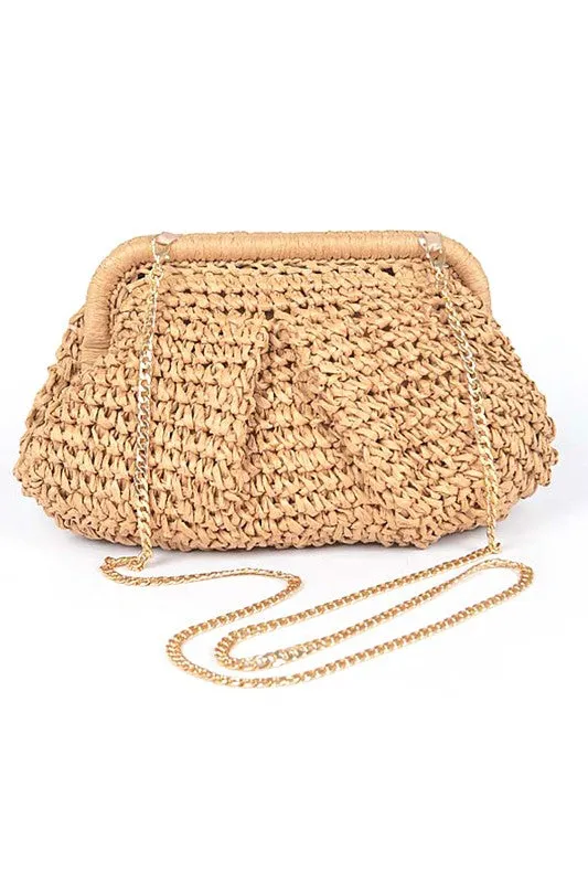 TEEK - Color Straw Crossbody Bag