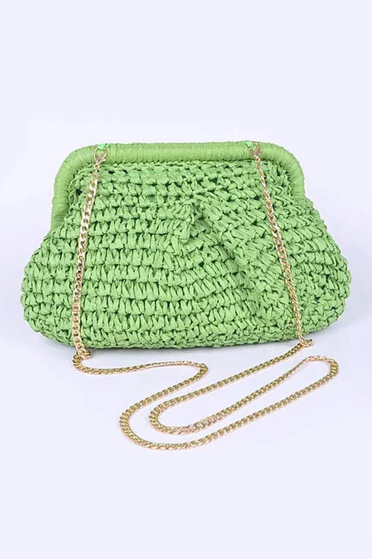 TEEK - Color Straw Crossbody Bag