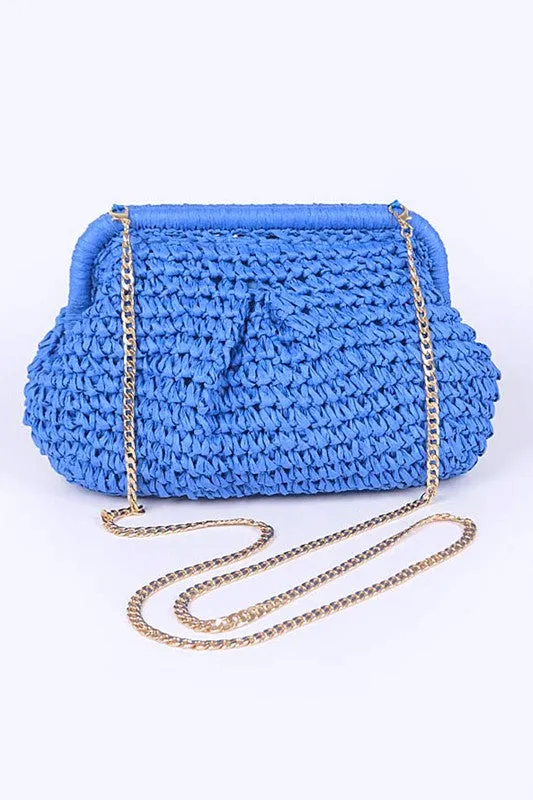 TEEK - Color Straw Crossbody Bag