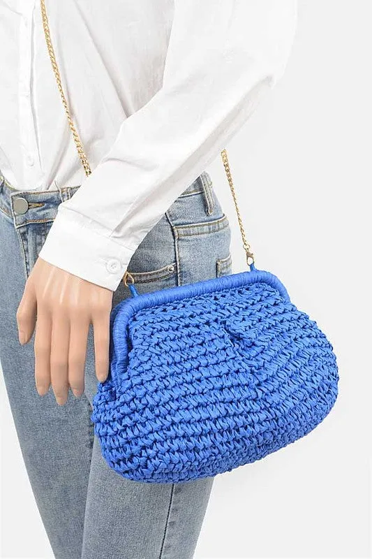 TEEK - Color Straw Crossbody Bag