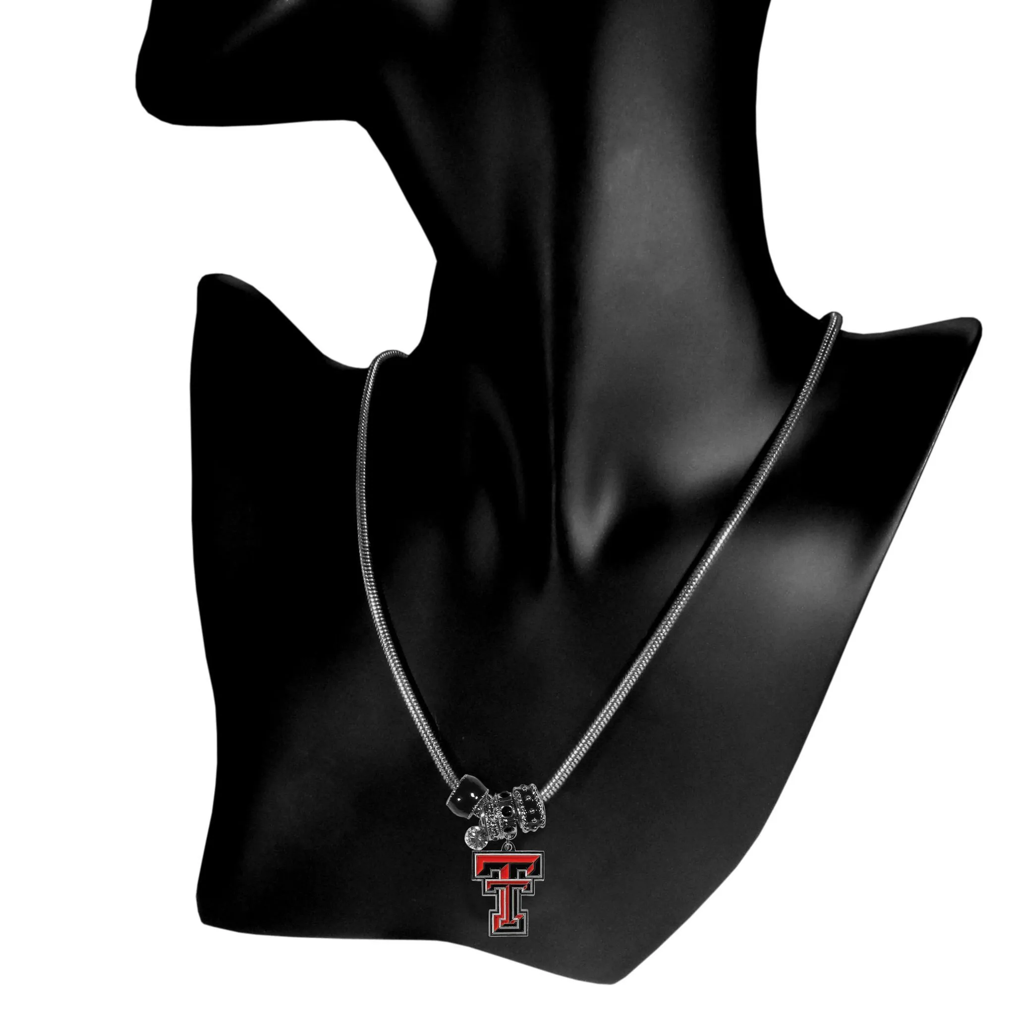 Texas Tech Raiders Euro Bead Necklace