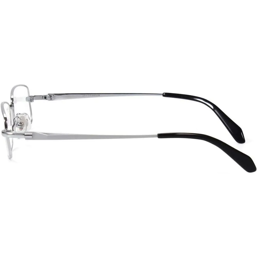 Titanium Rectangle Eyeglasses for Men - Model A9867