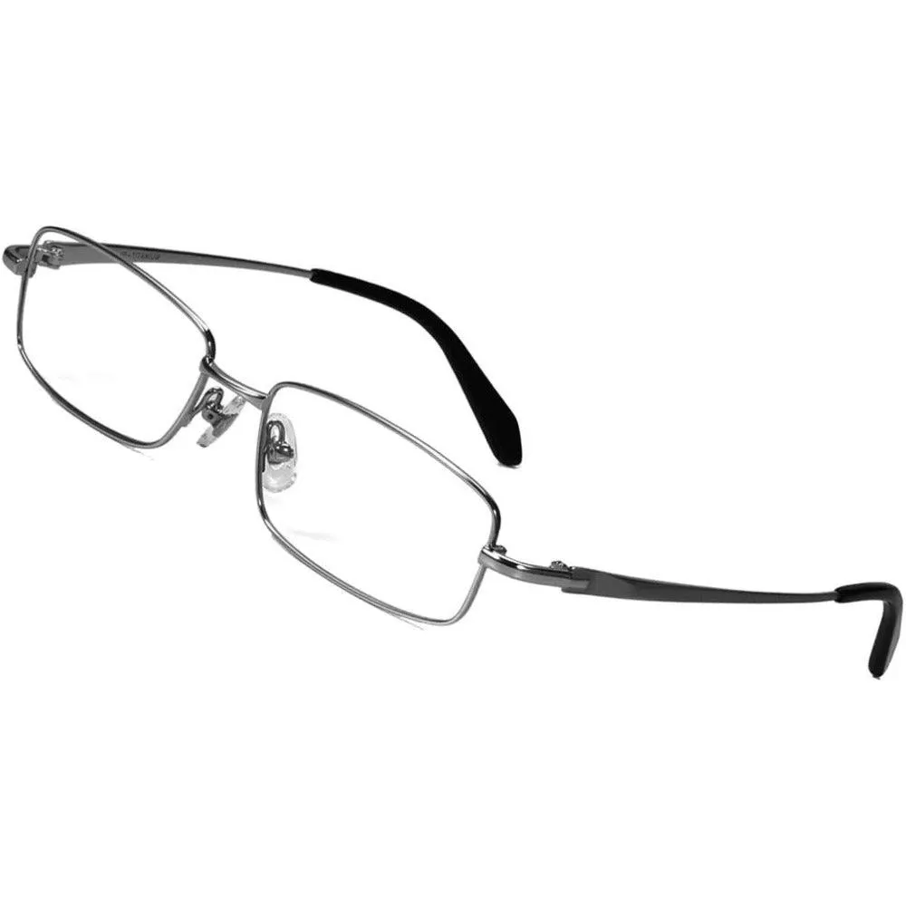 Titanium Rectangle Eyeglasses for Men - Model A9867