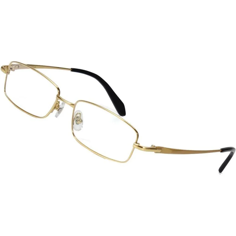 Titanium Rectangle Eyeglasses for Men - Model A9867