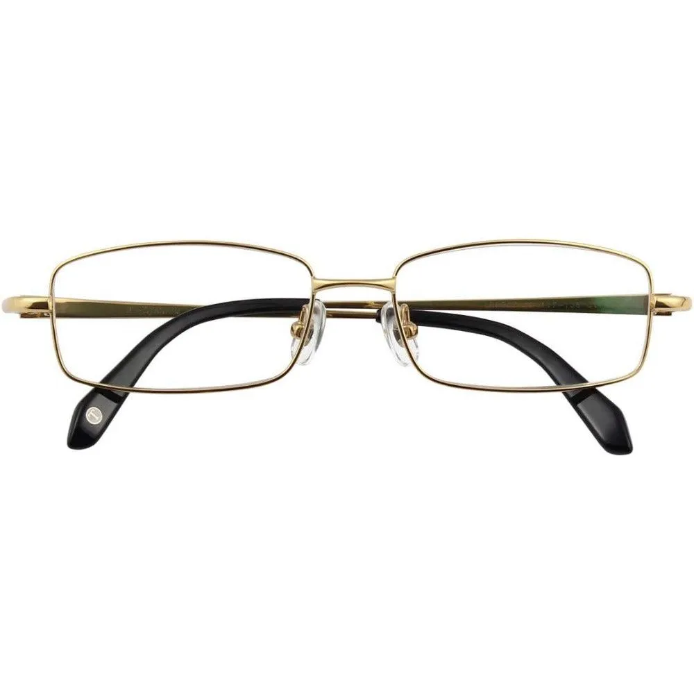 Titanium Rectangle Eyeglasses for Men - Model A9867