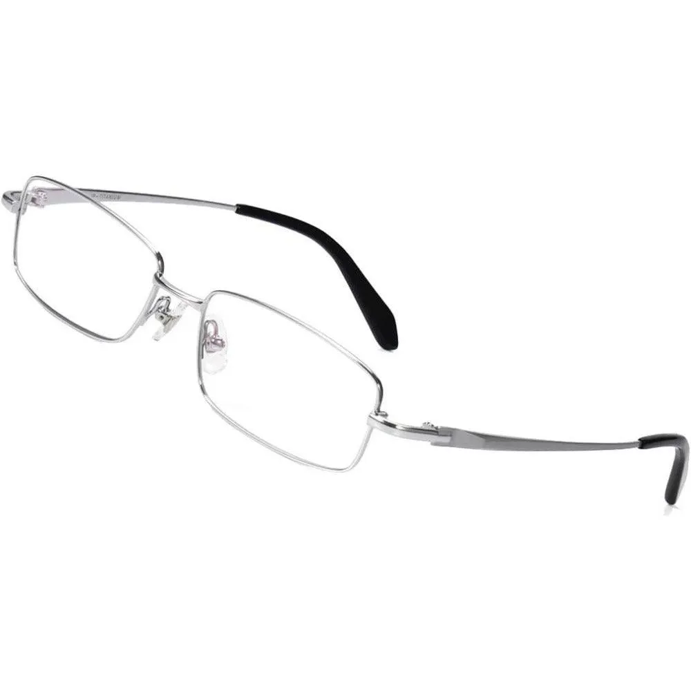 Titanium Rectangle Eyeglasses for Men - Model A9867