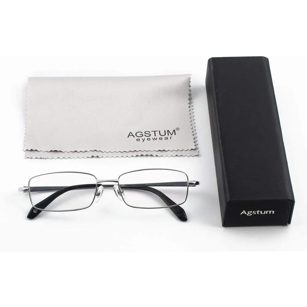 Titanium Rectangle Eyeglasses for Men - Model A9867