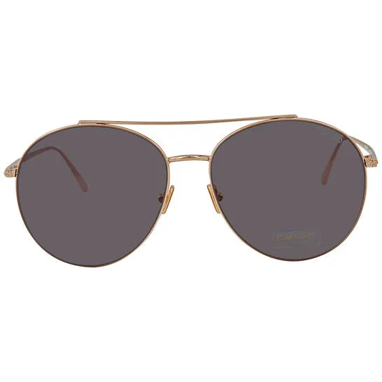 Tom Ford Smoke Round Sunglasses