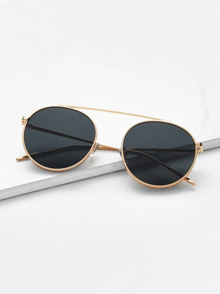 Top Bar Metal Frame Sunglasses